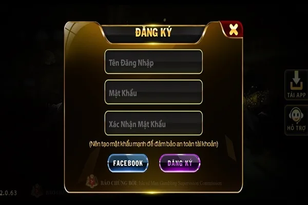 Điền thông tin cá nhân đầy đủ chính xác