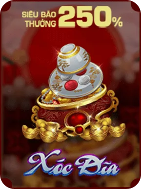 Xóc đĩa VicClub thưởng 250%